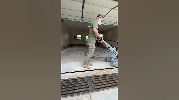 Husqvarna PG 450 making quick work of this garage grind.