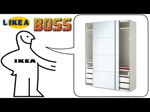 Video: PAX Skap Fra Ikea (41 Bilder): Hvite Hjørnespeilmodeller, Karmer Og Dører, Eksempler På Bruk I Interiøret, Kvalitetsanmeldelser