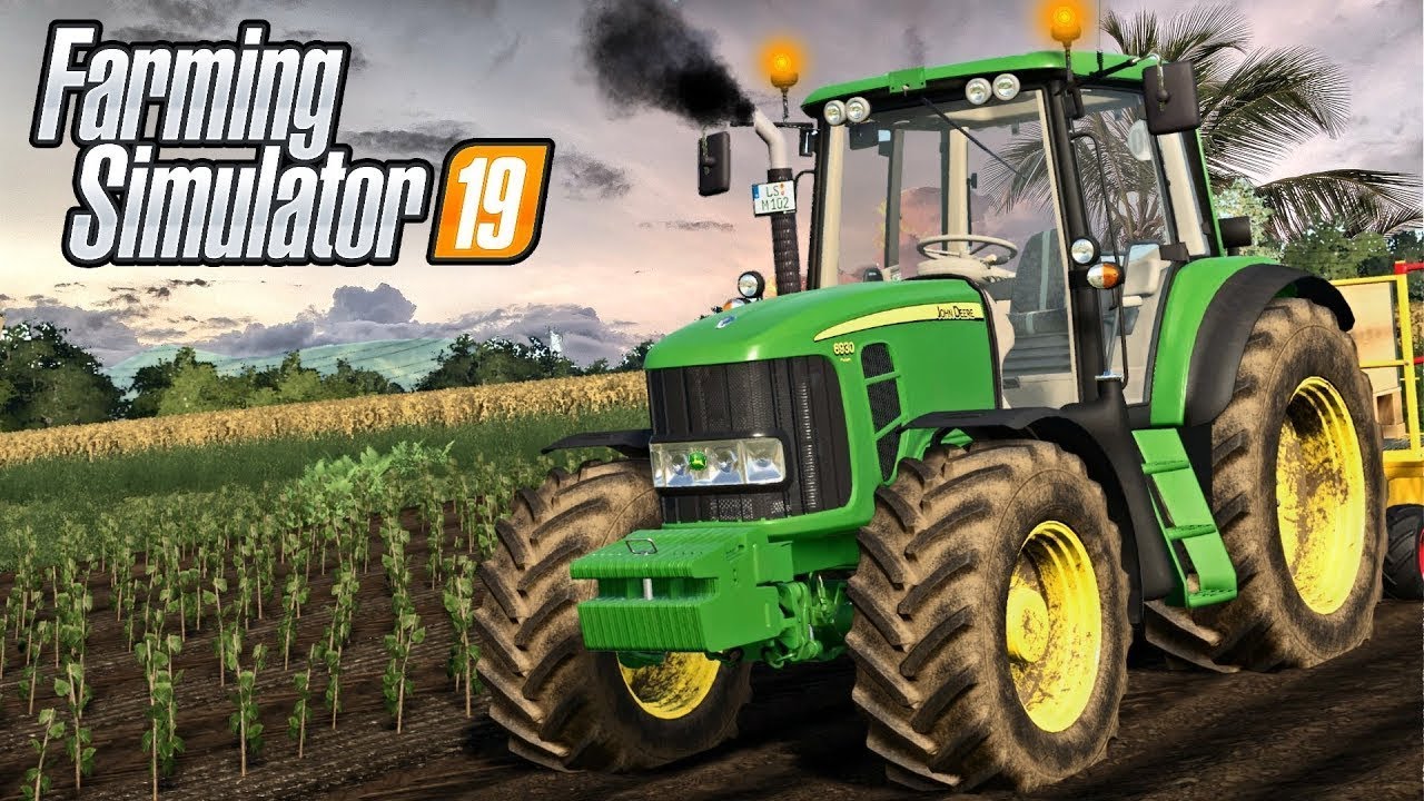 Farming Simulator 19 Ps4 Начинаем посадку Стрим Youtube