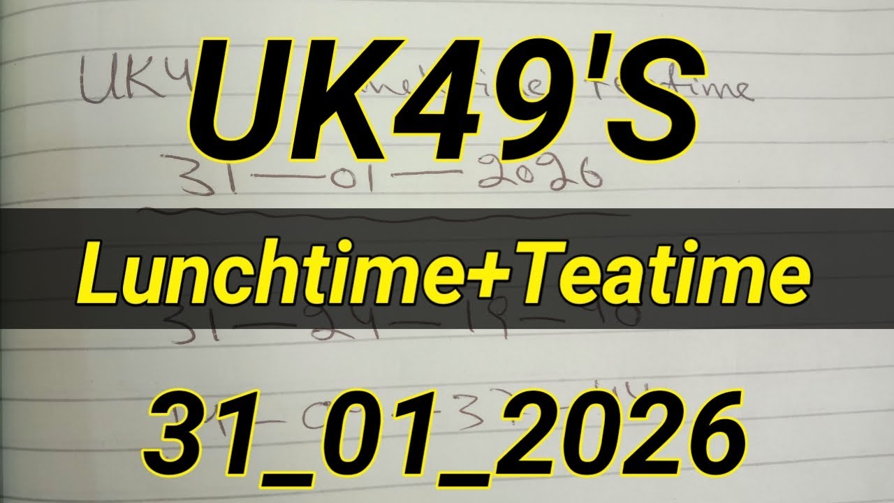 Tea Time Prediction Infolinity Uk49 Lunchtime And Teatime Prediction 31-01-2026, - YouTube