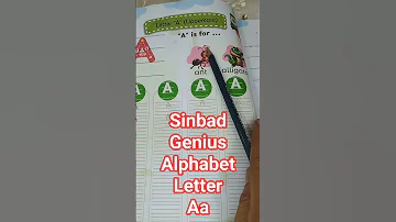 شرح كتاب Sinbad Genius Alphabet الدرس الاول Letter Aa نطق انجليزي Learning English سندباد 