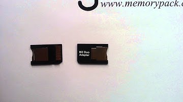 memory card reader adapter m2 to ms pro duo wjp memorypack