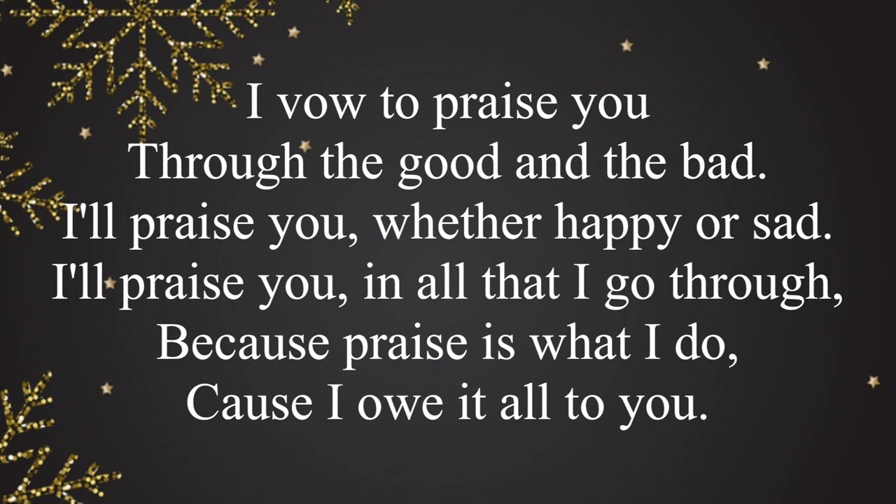 Praise Is What I Do Instrumental W Lyrics Acordes Chordify Praise is what i do instrumental w lyrics acordes chordify