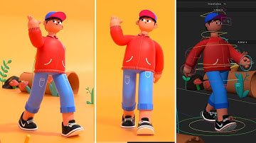 3D Character Walk Cycle Animation in Cinema 4D