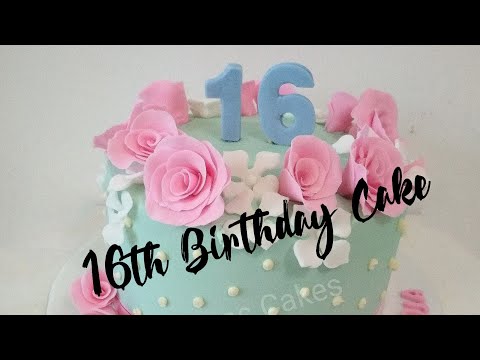 16th-birthday-cake