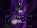 One small vote can help a whole bunch girl! Can I count on you to vote for me? donny.com