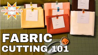 Quilting Basics #3 Cutting Fabric for Quilts Made Easy! How to Cut Fabric for Beginners