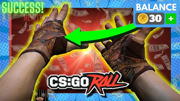 30 COINS INTO GLOVES!