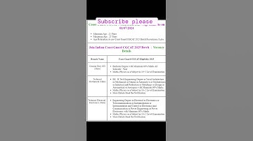 Join Indian Coast GuardCoast Guard Assistant Commandant Recruitment 2024 (2025 Batch)