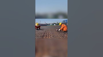 rebar tying machine used on construction field #construction #rebar