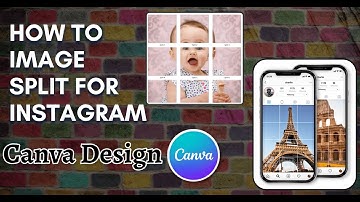 Instagram Image Splitter Tutorial | How to Split Images for Instagram Posts  #canvatutorial #canva