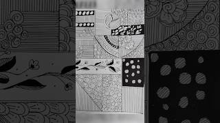 Zentangle pattern art 🎭🎨 random selection from Pinterest/requested drawing 🙌#pinterest #art #drawing