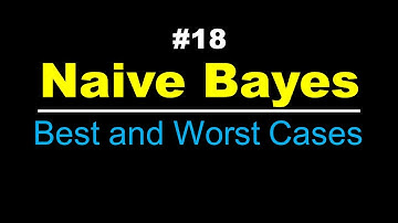 Best and Worst Cases | Naïve Bayes | Lec 18
