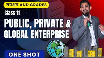 Day 9 | Business studies Revision | Class 11 | Public, Private and Global Enterprises | Chapter 3