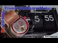 Vintage Flip Clock Restoration - Restarting frozen Telechron motor - National Panasonic RC-6530
