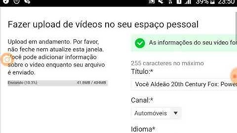 DailyMotion - Upload: Error - Pelo: Video