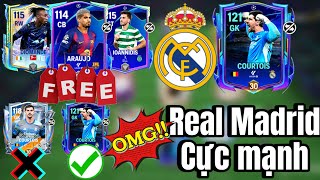 FC MOBILE | REAL MADRID CỰC MẠNH - SIÊU PHẨM THIBAUT COURTOIS 116 | TÍCH TÀI NGUYÊN 200K GEMS.