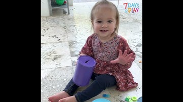 Color Sort the Buttons - Fun Toddler Activity