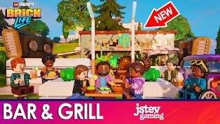 I Made a CHILL Bar Grill in LEGO Fortnite Brick Life