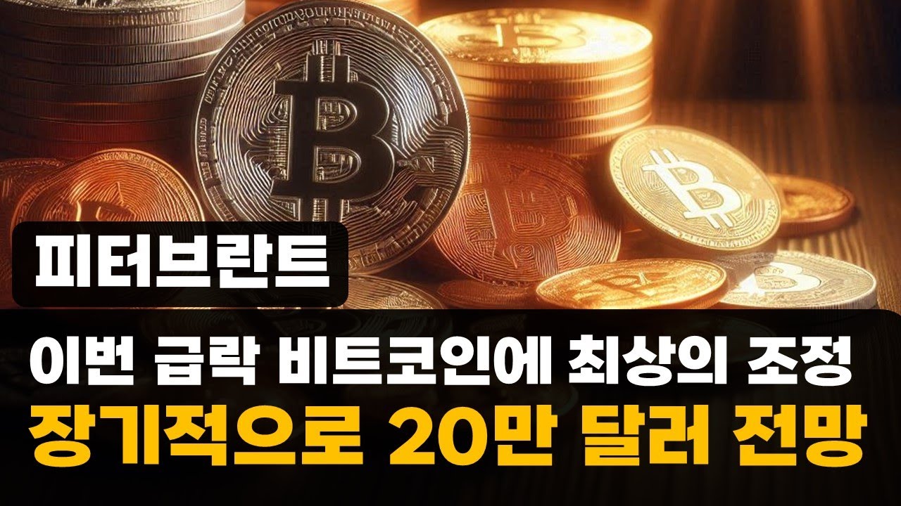 피터 브란트 “이번 급락, 비트코인에게 최상의 조정…장기적으로 20만달러 가능” - YouTube