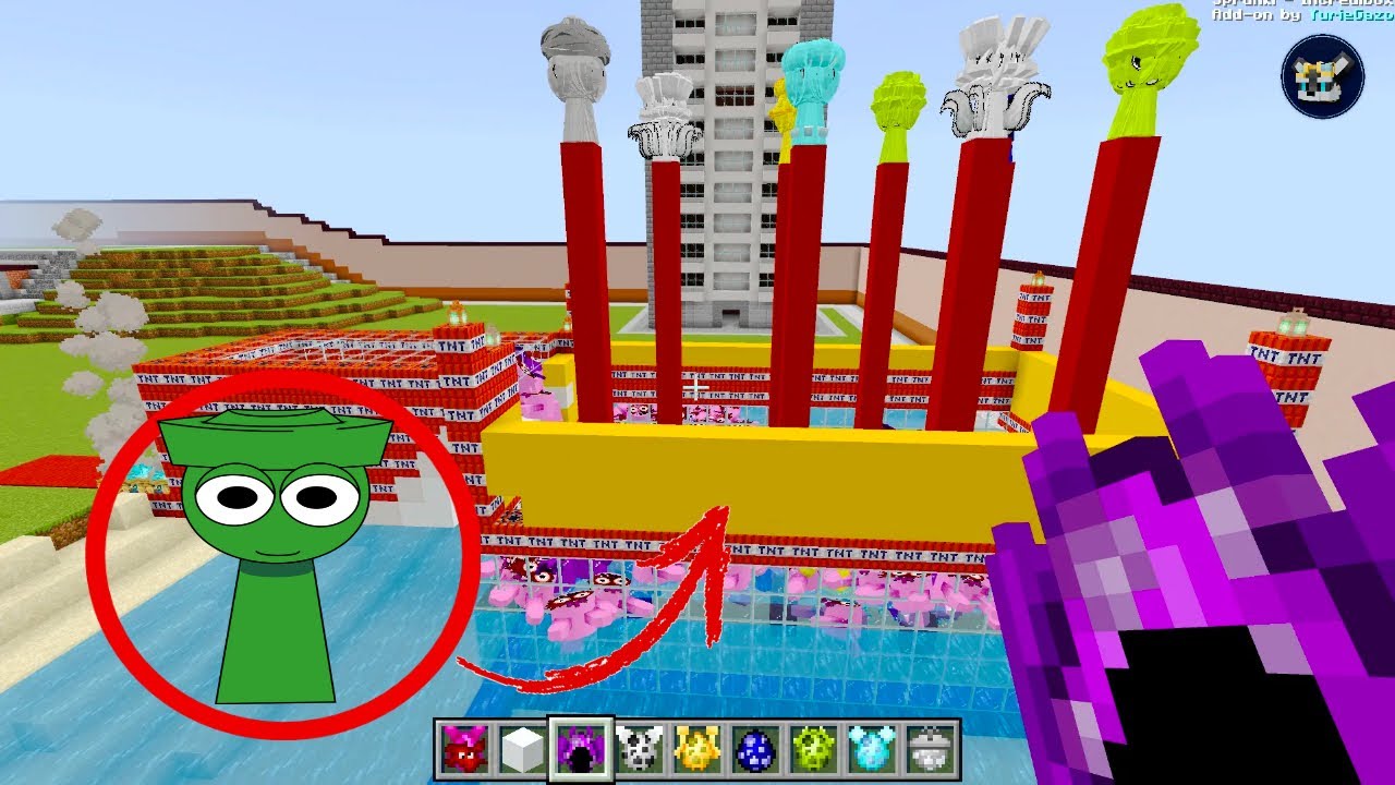 I Summon NEW Incredibox Sprunki in Maze Gmod Minecraft!