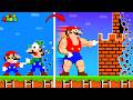 Super Mario Bros. But Mario Can Break Everything With One Touch!