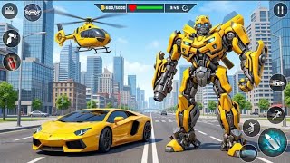 Taxi Car Robot Transformation | Epic Robot Battle Gameplay on Android screenshot 1