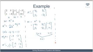 5 Solving Simultaneous Equations with Matrices