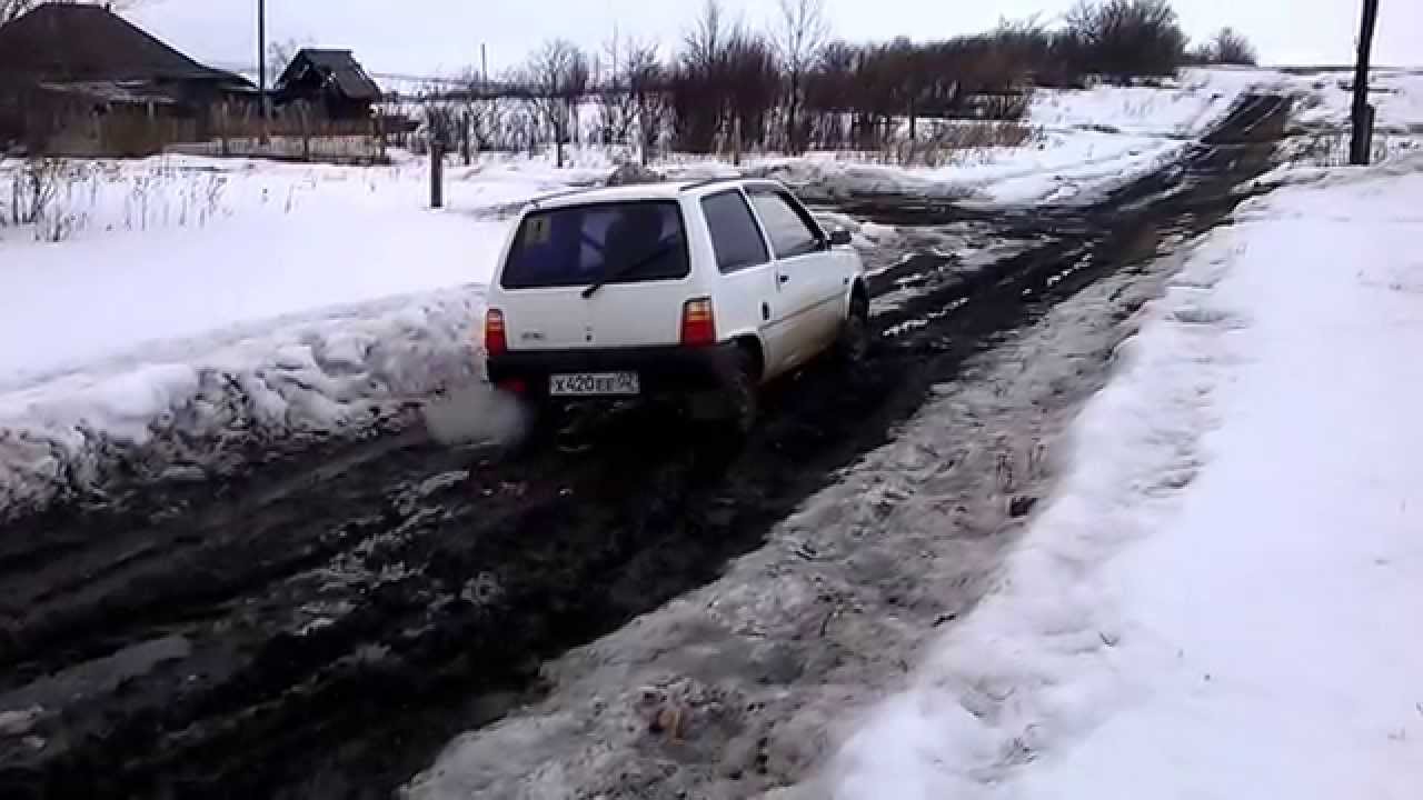 Ока по грязи