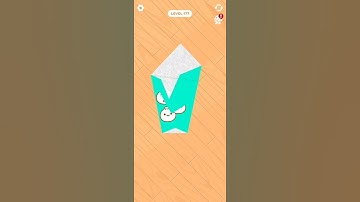 Paper Fold Gameplay Level 177 (Android, iOS) #paperfold #paperfoldgameplay #shorts #puzzle