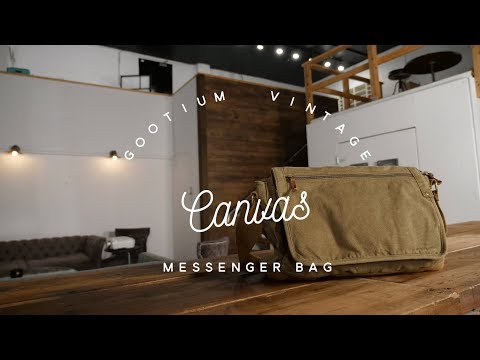 gootium canvas messenger bag