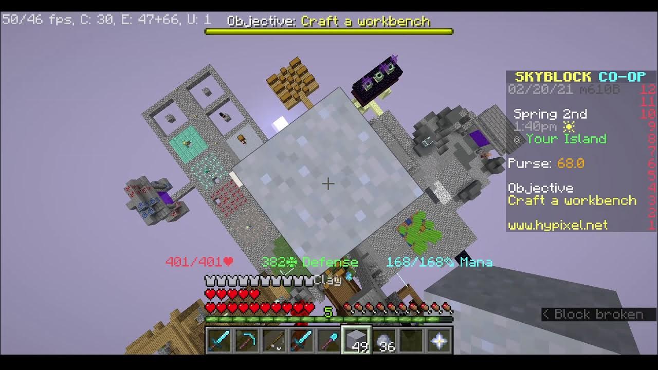 Just... clay... (Skyblock, Hypixel) YouTube