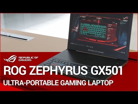 First look at the ROG Zephyrus GX501 Gaming Laptop