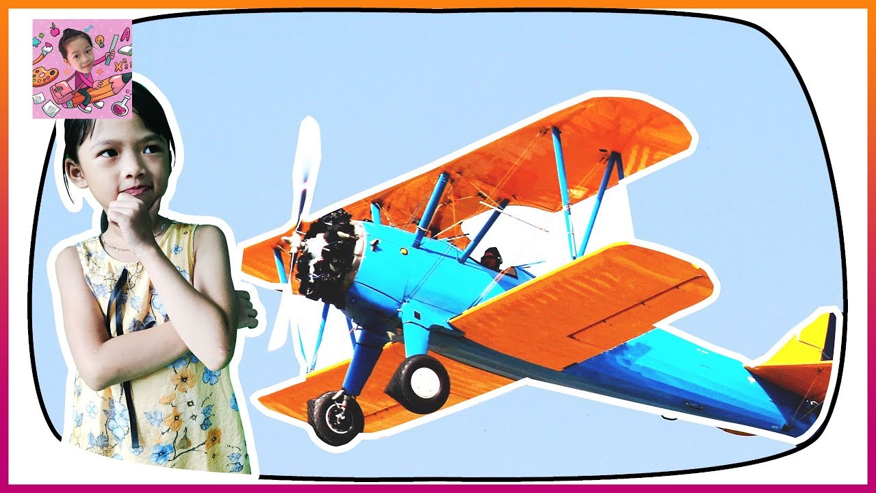 Имена самолетов для детей Изучают имена воздушного транспорта и английский для детей