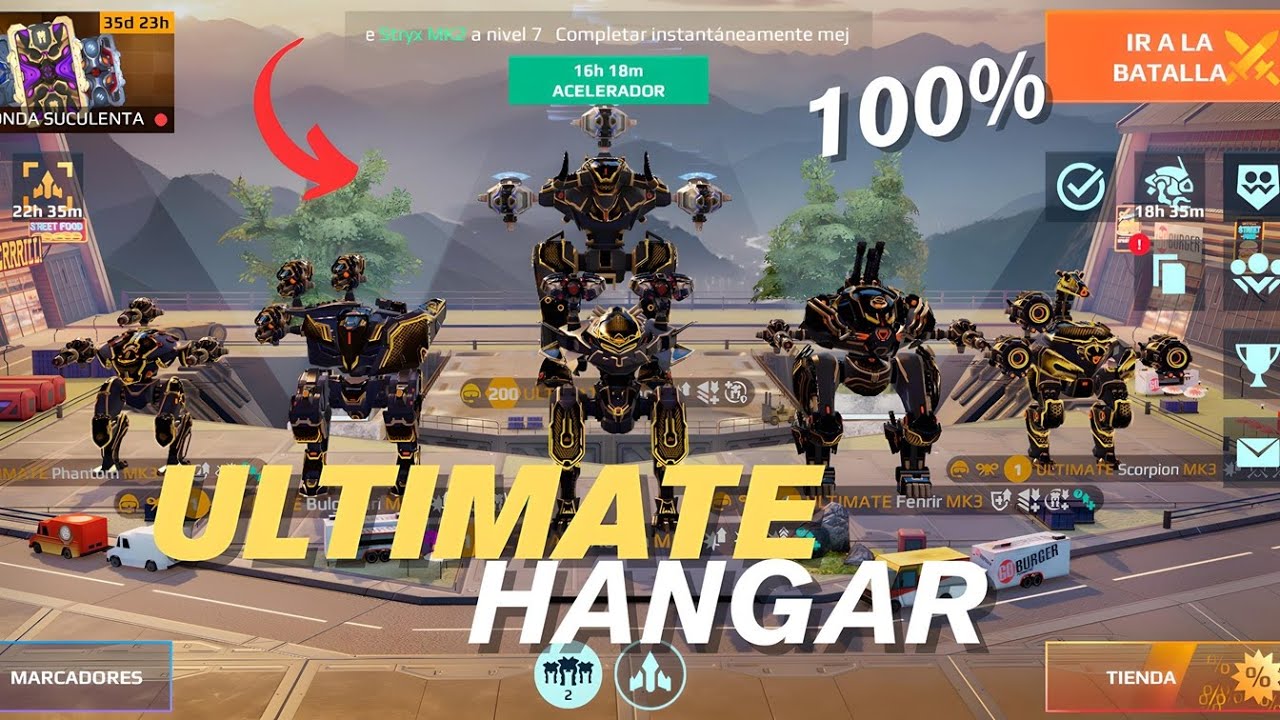Running Ultimate Hangar l Gameplay UE minos, Ao jun, Bulgasari...l War robots