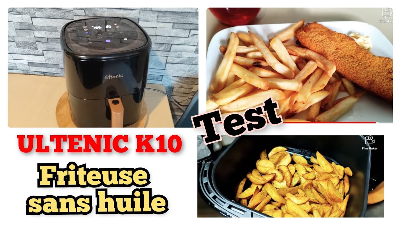 Test de la friteuse à air connectée d'Ultenic