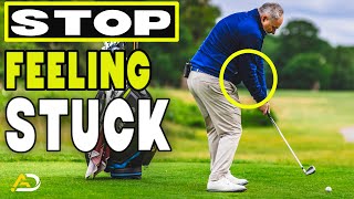 Stop Feeling Stuck In The Downswing - Get The Correct Elbow Movement - Golf Tip