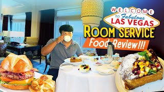 Las Vegas ROOM SERVICE Food Review Living on VENETIAN HOTEL ROOM SERVICE Food for 24 Hours