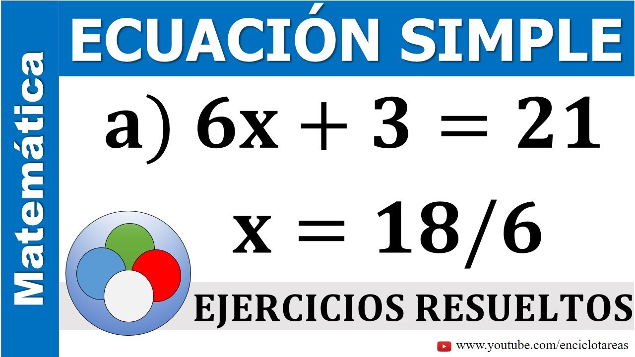 ejemplo ecuaciones de primer grado
