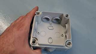 Caja de empalmes electrica / Caja de conexiones / Caja derivación / Cofre / Armario / Cables