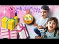 فتح هديا غزل لعبناها لعبه💣😆🎁فاجئتا باميرا بس اخدتا لولو منا🤷😱@LoLo-Ghazal
