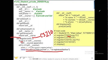 CS210 oop ch2 Part 5 Dr Raed 15072020Summer2020