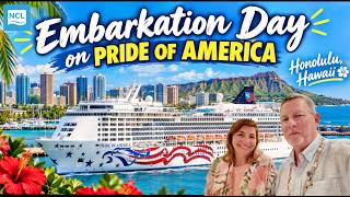 We’re Sailing to HAWAII! 🌺 Boarding Norwegian Cruise Lines PRIDE OF AMERICA!