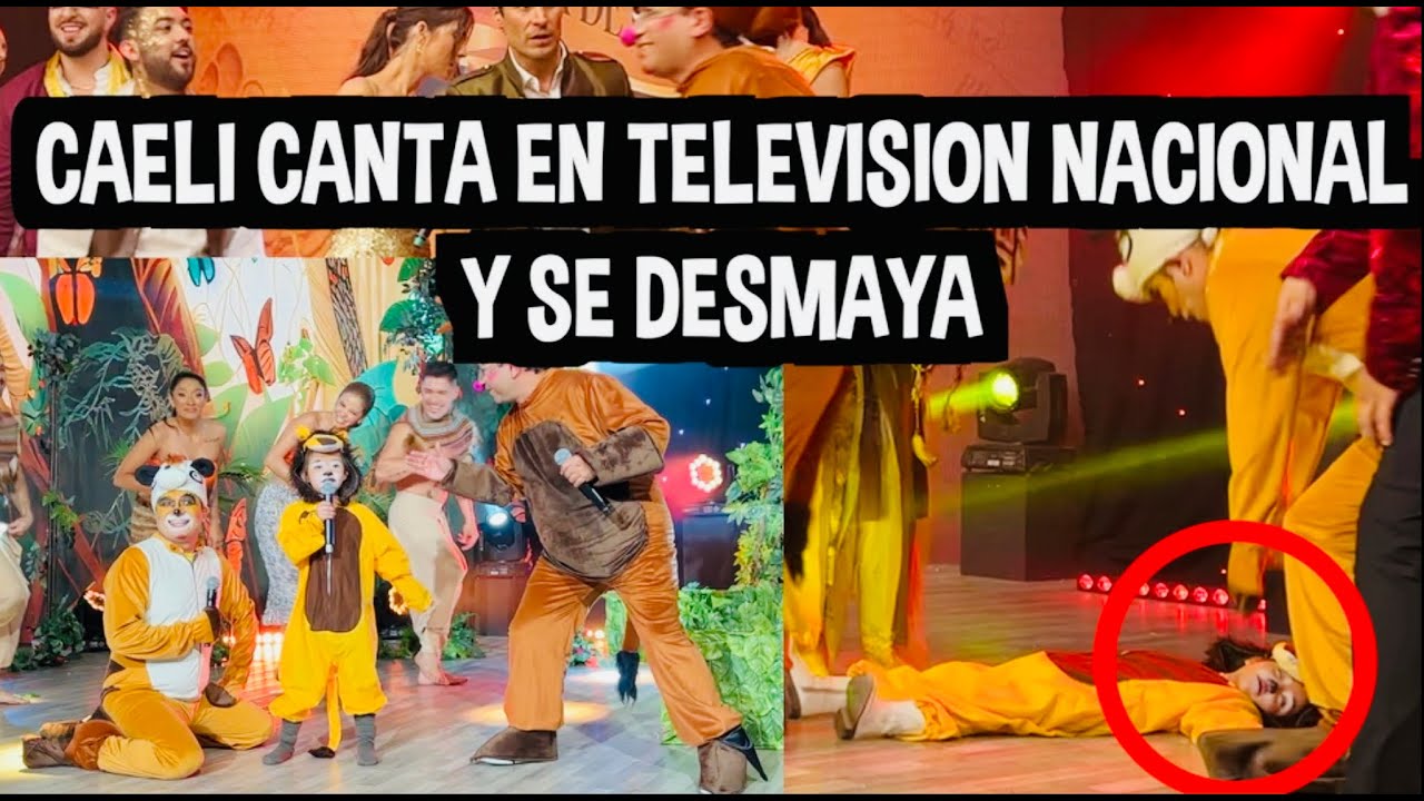 CAELI CANTA EN TELEVISION NACIONAL Y SE D3SMAYA / LOS DESTRAMPADOS