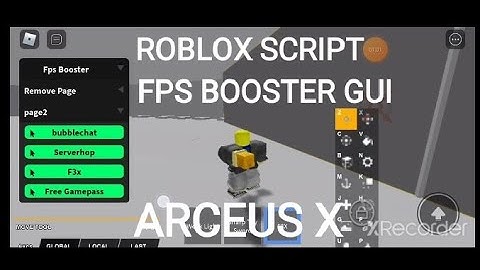 Arceus X Roblox Script (Fps Booster gui) Arceus X V2.0.10