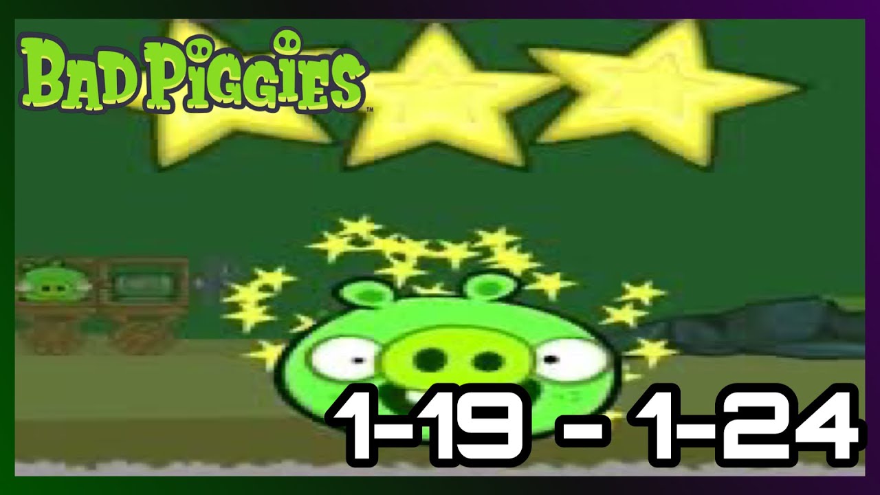 Bad Piggies: Ground Hog Day 1-19 - 1-24 (3 Stars)