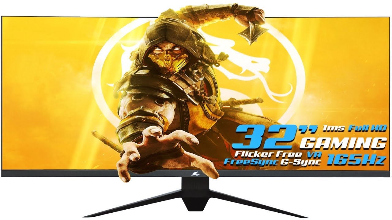UNBOXING MONITOR GAMER SUPERFRAME ULTRA CURVO 32 POL. FULL HD 165HZ 1MS PAINEL VA!