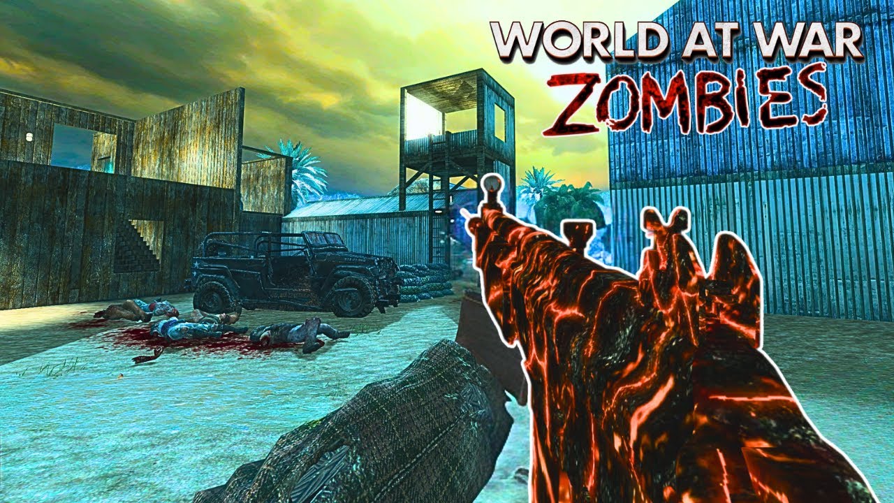 FIRING RANGE ZOMBIES (World at War Custom Zombies Map)