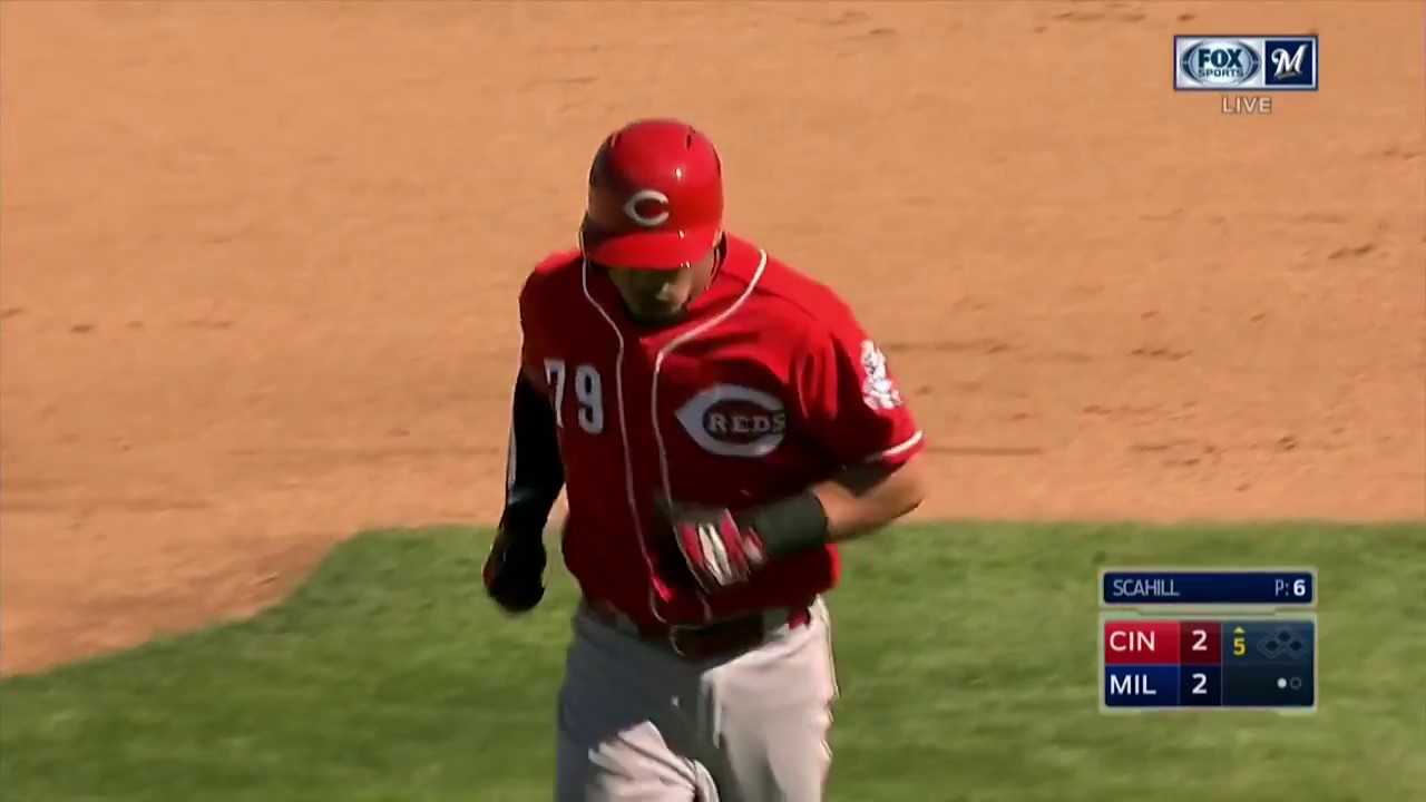 SEBASTIAN ELIZALDE VS BREWERS 01 MARZO 2017