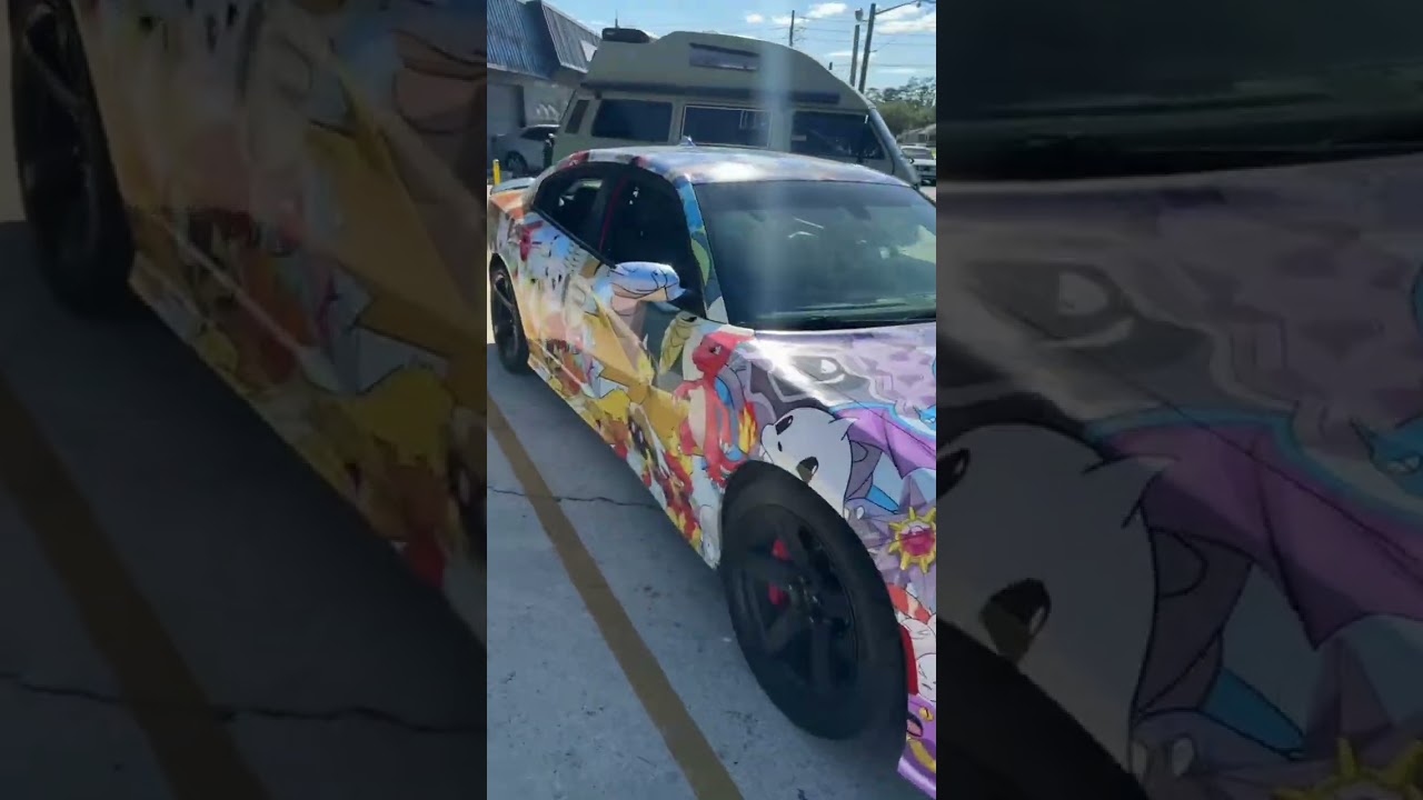 Dodge Charger SRT Pokemon Wrap 